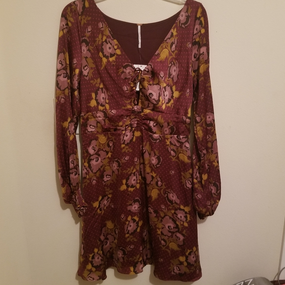 New Long sleeve free people dress